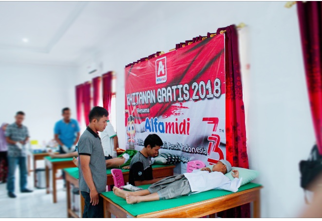  50 Anak di Sibolga Ikuti Khitanan Gratis Gawean Alfamidi