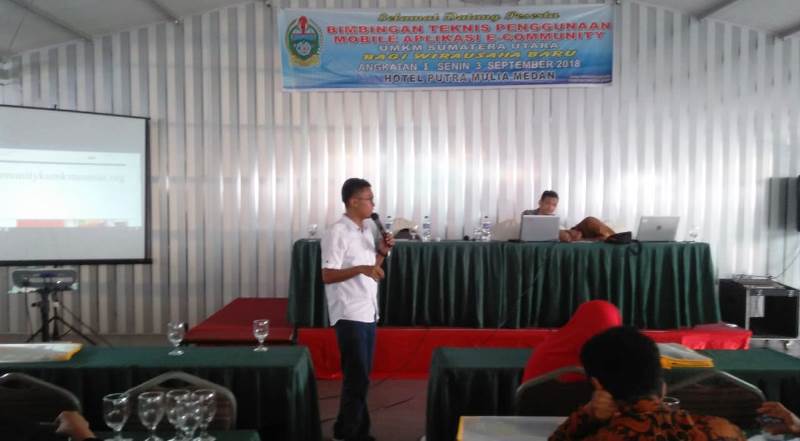 600 Pelaku UKM Daftar di E-Community UKM Sumut