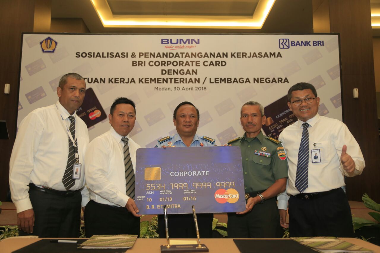 Kredit Corporate Card, BRI Fasilitasi Kementerian dan Lembaga Negara