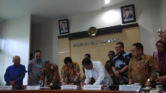 USU-NSHE Tandatangani MoU Percepatan Pembangunan PLTA Batang Toru