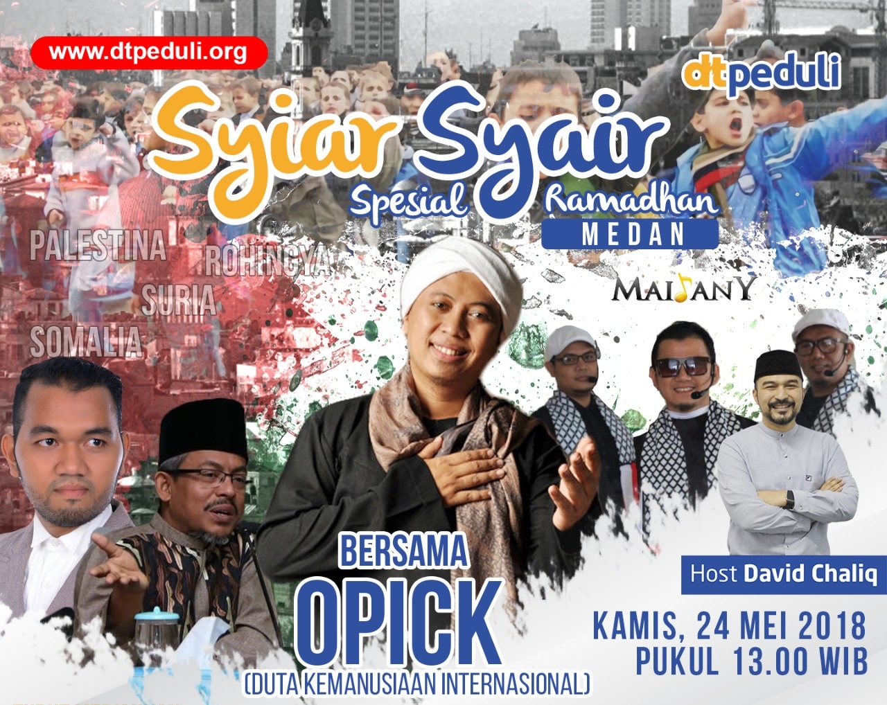 DT Gelar Konser Amal Bersama Opick