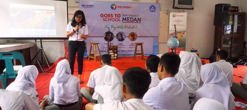 Siswa SMA 7 Medan Diajak Kenali Dunia Kemaritiman