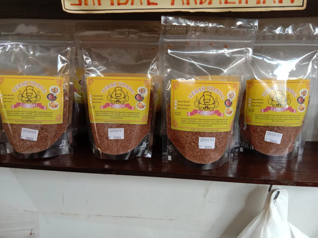 Sempat Ditolak, Terasi Sangrai Cap Koki Kini Banjiri Gerai Oleh-Oleh Medan